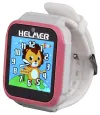 HELMER dětské chytré hodinky KW 801 1.54" TFT dotykový display foto video 6 her micro SD čeština růžovo-bílé