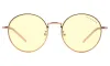 GUNNAR irodai játékszemüveg ELLIPSE ROSE GOLD * borostyánsárga lencsék * BLF 65 * GUNNAR fókusz