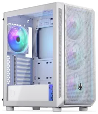 Boîtier Endorfy Arx 500 Blanc ARGB ATX, 4 ventilateurs ARGB 140 mm (jusqu'à 7 ventilateurs), 2 ports USB-A, 1 port USB-C, panneau avant en verre trempé blanc. Boîtier Endorfy Arx 500 Blanc ARGB ATX, 4 ventilateurs ARGB 140 mm (jusqu'à 7 ventilateurs), 2 ports USB-A, 1 port USB-C, panneau avant en verre trempé blanc. (1 of 19)