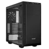 Bí ciúin! bosca PURE BASE 600 Fuinneog MidT taobh trédhearcach gan foinse 2xUSB 3.0 dubh