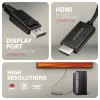 AXAGON адаптер DP към HDMI RVD-HI20C2 4K 60Hz HDCP 2.3 1.8 м черен thumbnail (2 of 5)