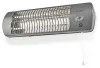 NEDIS bathroom heater consumption 1200 W adjustable thermostat 2 heat modes X4 gray thumbnail (3 of 7)