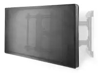 Housse de protection extérieure NEDIS pour téléviseur, écran 40/42 pouces, en Oxford de qualité supérieure, imperméable, protection à 360°, noire. Housse de protection extérieure NEDIS pour téléviseur, écran 40/42 pouces, en Oxford de qualité supérieure, imperméable, protection à 360°, noire. (1 of 4)