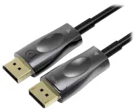 Оптичен кабел за свързване PremiumCord DisplayPort 1.4, M, M, позлатени конектори, 15 м Оптичен кабел за свързване PremiumCord DisplayPort 1.4, M, M, позлатени конектори, 15 м (1 of 2)