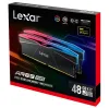 Lexar ARES DDR5 48GB (комплект 2x24GB) UDIMM 8000MHz CL40 XMP 3.0 радиатор + RGB thumbnail (4 of 4)