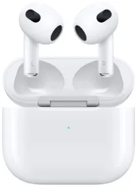 Apple AirPods (3. generation) med Lightning-opladningsetui (2022) Apple AirPods (3. generation) med Lightning-opladningsetui (2022) (1 of 3)