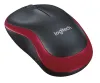 Logitech myš M185 Wireless Optical 1000dpi USB prijímač červený thumbnail (3 of 3)