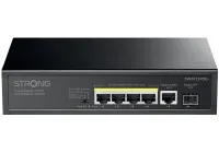 STRONG switch SW5011POE+ 4x Gigabit POE+ port 1x Gigabit Uplink port 1x Gigabit SFP port IEEE802.3af fém házon STRONG switch SW5011POE+ 4x Gigabit POE+ port 1x Gigabit Uplink port 1x Gigabit SFP port IEEE802.3af fém házon (1 of 4)