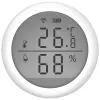 UMAX nutikas temperatuuri- ja niiskusandur U-Smart temperatuuri- ja niiskusandur Wi-Fi Android iOS CZ rakendus valge