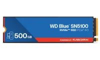 WD Blue SN5100 500GB SSD Drivs av SANDISK NVMe M.2 PCIe Gen4 Intern M.2 2280-kylare (1 of 2)