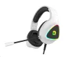 CANYON Gaming headset Shadder GH-6 RGB bakgrundsbelysning USB + 3,5 mm jack 2 m kabel vit