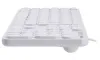 HAMA keyboard KC-500 wired muted buttons USB CZ+SK white thumbnail (3 of 3)