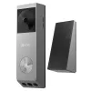 EZVIZ Smart Kit EP3X Pro Wi-Fi videotelefon juhtmevaba uksekella eraldusvõime 2048x1296 IP65 hõbe