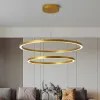 IMMAX NEO FINO SMART φωτιστικό κρεμαστό 2 κύκλοι 60+80cm 93W χρυσό Zigbee 3.0 TUYA thumbnail (7 of 7)