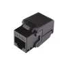 Solarix keystone c5e UTP RJ45 černý samořezný SXKJ-5E-UTP-BK-SA
