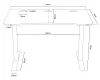 AROZZI gaming table ARENA SMALL Pure Black width 114 cm thumbnail (7 of 7)