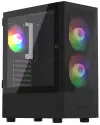 Krux-chassi Vako RGB ATX 2x140mm RGB-fläkt 1x120mm RGB-fläkt 2xUSB 2.0 USB 3.0 svart Krux-chassi Vako RGB ATX 2x140mm RGB-fläkt 1x120mm RGB-fläkt 2xUSB 2.0 USB 3.0 svart