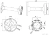 Support de caméra HIKVISION DS-1271ZJ-120 D7xx HiLook D1xxHA-LU thumbnail (2 of 2)