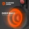 CANYON Gaming peakomplekt Interceptor GH-8A LED PC PS4 Xbox one Deep bassi kaabel 2m USB+2x35F TRS pesa + jaotur thumbnail (11 of 13)