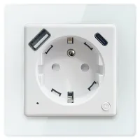 IMMAX NEO SMART smart indoor socket Nexa with pin (type E)/ 1x USB/ 1x USB-C/ PD 20W/ Zigbee/ LIDL/ TUYA IMMAX NEO SMART smart indoor socket Nexa with pin (type E)/ 1x USB/ 1x USB-C/ PD 20W/ Zigbee/ LIDL/ TUYA (1 of 2)