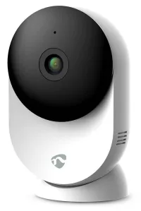 Telecamera IP NEDIS per interni, Wi-Fi, 3 megapixel, Onvif, rilevamento del movimento, visione notturna, portata 10 m, colore bianco. (1 of 8)