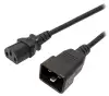 PremiumCord Stroumkabel 230V 10A 1m IEC 320 C13 IEC 320 C20 Stecker PremiumCord Stroumkabel 230V 10A 1m IEC 320 C13 IEC 320 C20 Stecker