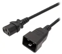 PremiumCord Stroumkabel 230V 10A 1m IEC 320 C13 IEC 320 C20 Stecker PremiumCord Stroumkabel 230V 10A 1m IEC 320 C13 IEC 320 C20 Stecker (1 of 1)