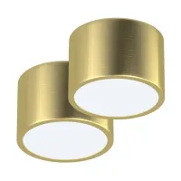 IMMAX NEO Set mit 2x RONDATE SMART Deckenleuchte 15cm 12W gold Zigbee 3.0 + TUYA (1 of 2)