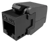 Solarix keystone c6 UTP RJ45 černý samořezný SXKJ-6-UTP-BK-SA