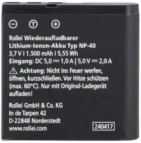 Batterie de remplacement Rollei pour appareil photo compact Powerflex 10X Retro Powerflex Batterie de remplacement Rollei pour appareil photo compact Powerflex 10X Retro Powerflex (1 of 1)