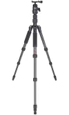Taistealaí Dlúth Tripod Uimh. 1 Ualach carbóin 8kg leathnaithe 142 cm carbóin dubh thumbnail (2 of 8)