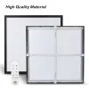 IMMAX NEO LITE FRAME SMART ceiling light 60x60cm IP44 CCT with BEACON Wi-Fi TUYA support black thumbnail (4 of 18)