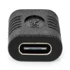 NEDIS USB adapteris USB 3.2 Gen 2 USB-C ligzda USB-C ligzda 10 Gbps melna