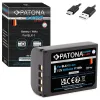 PATONA baterie pro foto Olympus BLX-1 2400mAh Li-Ion Platinum USB-C nabíjení