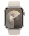 Apple Watch Series 9 41 mm Star White Aluminium mit Star White Sportarmband M L thumbnail (2 of 2)