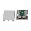 XtendLan 2x RJ-45 Cat5e geschirmte Wandsteckdous, ënnescht Steckdous, Steckdous