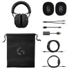 Fone de ouvido Logitech G PRO X Fones de ouvido para jogos + microfone Conversor USB DAC conector de 3,5 mm preto thumbnail (5 of 5)