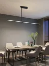 Lampada a sospensione IMMAX NEO LITE ASTA SMART nera 125 cm 28 W con supporto BEACON Wi-Fi TUYA thumbnail (5 of 10)