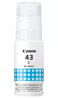 Canon tintes pudelīte GI-43 C, zila Canon tintes pudelīte GI-43 C, zila (1 of 1)