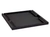 Estantería Tritón con perforación 1U 150mm negra capacidad de carga máxima 15Kg