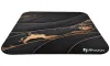 AROZZI Zona Quattro Black Gold ochranná podložka na podlahu 116 x 116 cm černozlatý design