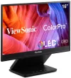 ViewSonic VP16-OLED - portatile mon. OLED da 156" 16:9 1920x1080 60Hz 1ms 400cd m2 microHDMI 2xUSB-C supporto per altoparlante