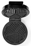 NEDIS vaffelmaskine effekt 1000 W tallerkendiameter 19 cm sort-sølv thumbnail (4 of 7)