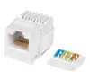 XtendLan Keystone jack RJ45 CAT5e UTP zaklapávací bílý instalace bez nástrojů