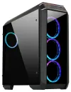 CHIEFTEC MidT Stallion II GP-02B-OP ATX 2x USB3.0 2x USB2.0 ouni Stroumquell transparent Säit schwaarz thumbnail (1 of 7)