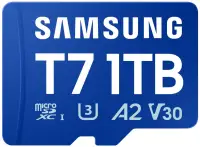 SAMSUNG T7 microSDXC 1TB CL10 UHS-I U3 A2 V30 (1 of 3)