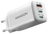 AXAGON netværksoplader ACU-DPQ65W 2x USB-C 1x USB-A PD3.0 QC4+ PPS SFC2.0 AFC SCP FCP Apple 65W hvid