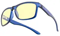 GUNNAR kancelářske herní brýle INTERCEPT CRYSTAL COBALT * jantárová skla * BLF 65 * GUNNAR focus (1 of 6)