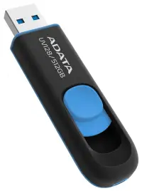 Флеш-накопичувач ADATA UV128 512 ГБ USB 3.2 Gen1 чорно-синій Флеш-накопичувач ADATA UV128 512 ГБ USB 3.2 Gen1 чорно-синій (1 of 3)