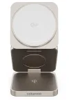 Cubenest SQ312 3in1 Qi2 hopfällbar trådlös magnetladdare i aluminium med stöd för Magsafe-fäste för Apple Watch thumbnail (2 of 10)